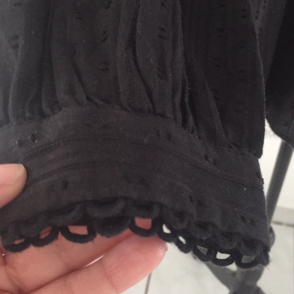 NWT Zara lace detail top black medium - Picture 3 of 5